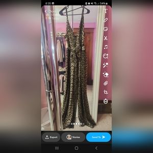 Leopard jumpsuit (Southern Fried Chics)